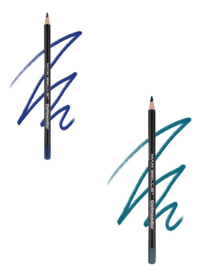 Pack 4 Lapiz Delineador Dual Ojos Labios Maquillaje Lau-3