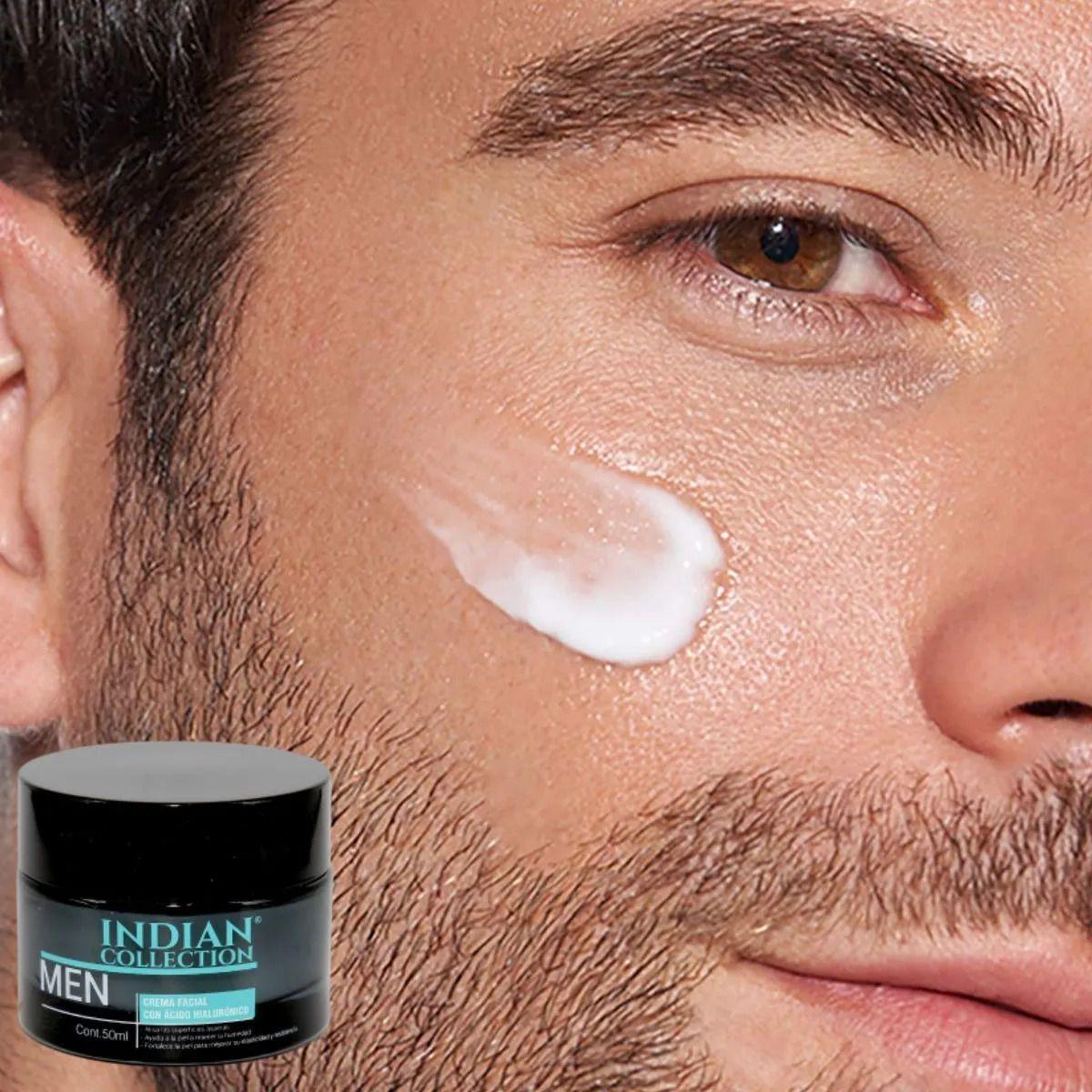 CREMA FACIAL DE HOMBRE ACIDO HIALURONICO HIDRATA LAU-2