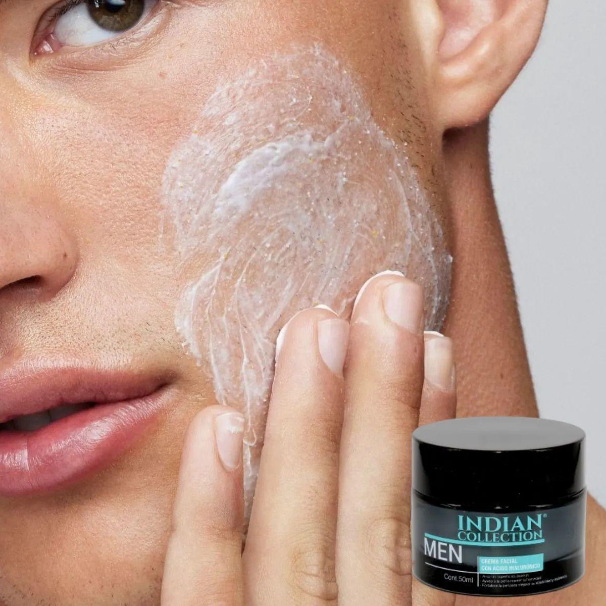 CREMA FACIAL DE HOMBRE ACIDO HIALURONICO HIDRATA LAU-3
