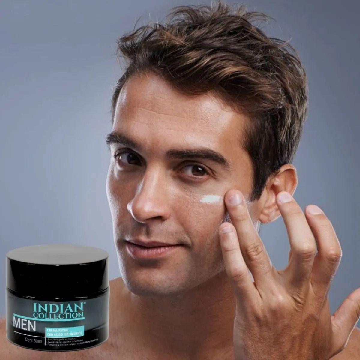 CREMA FACIAL DE HOMBRE ACIDO HIALURONICO HIDRATA LAU-4