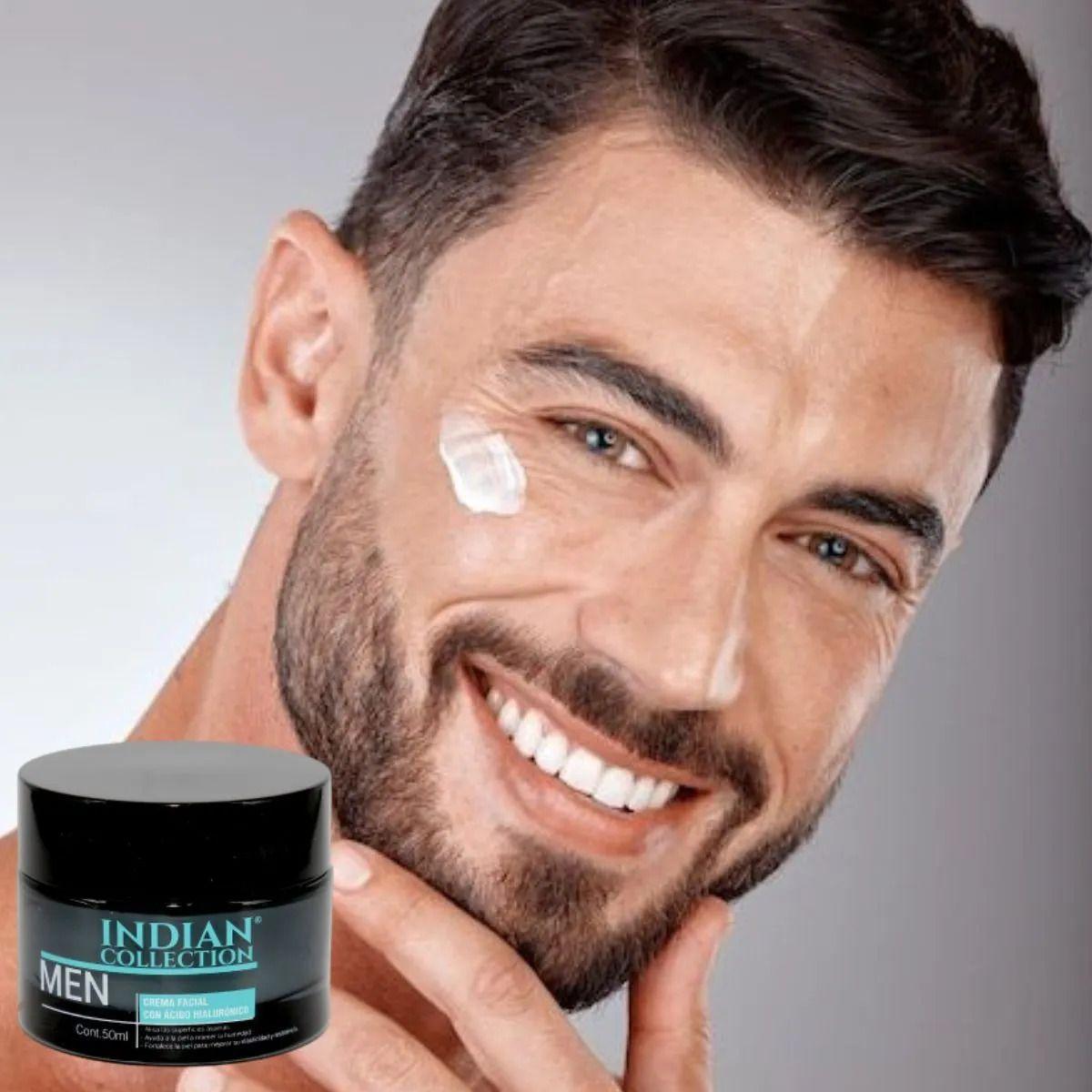 CREMA FACIAL DE HOMBRE ACIDO HIALURONICO HIDRATA LAU-8