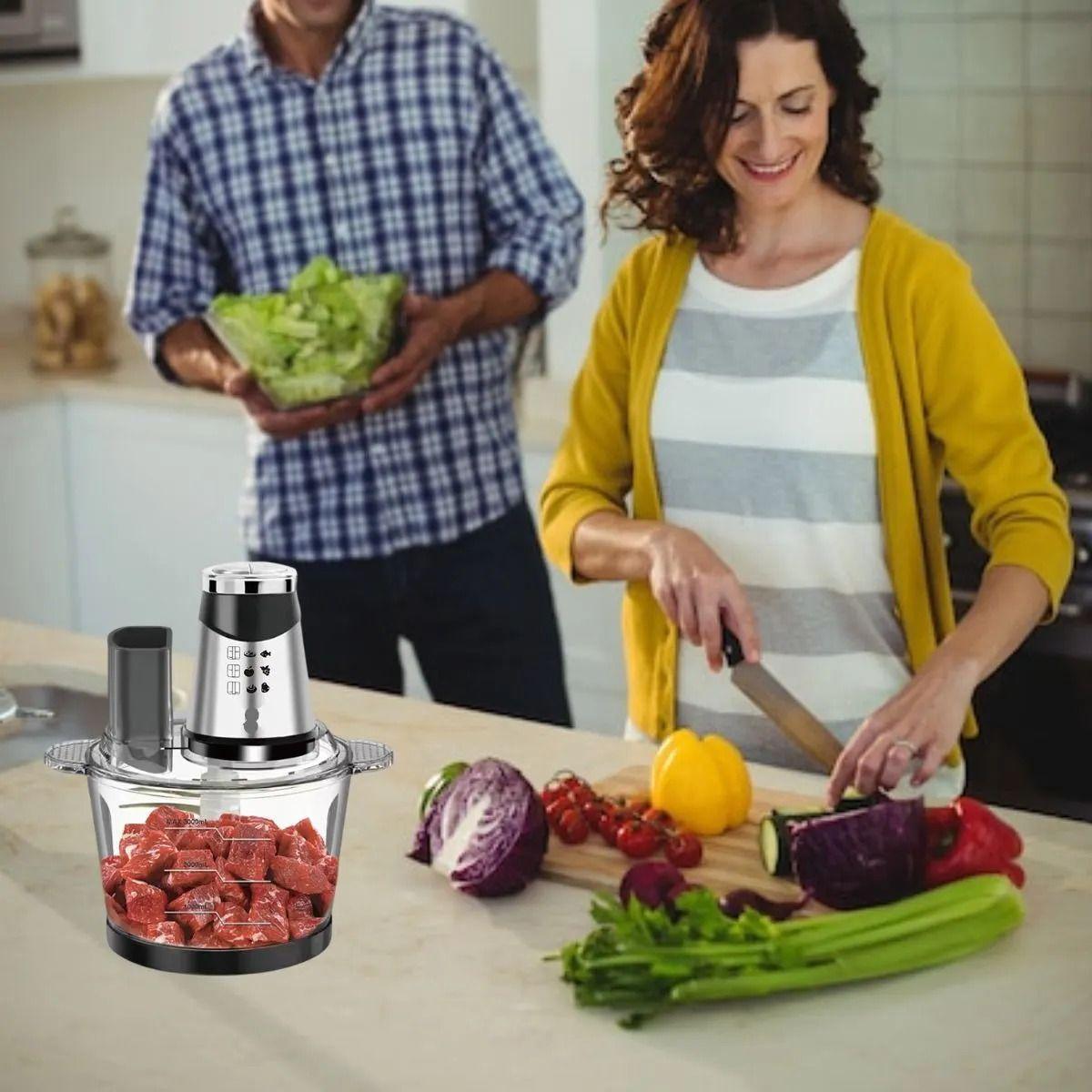 PROCESADOR DE ALIMENTOS 5EN1 DE 3L MULTIFUNCION COCINA LAU-2