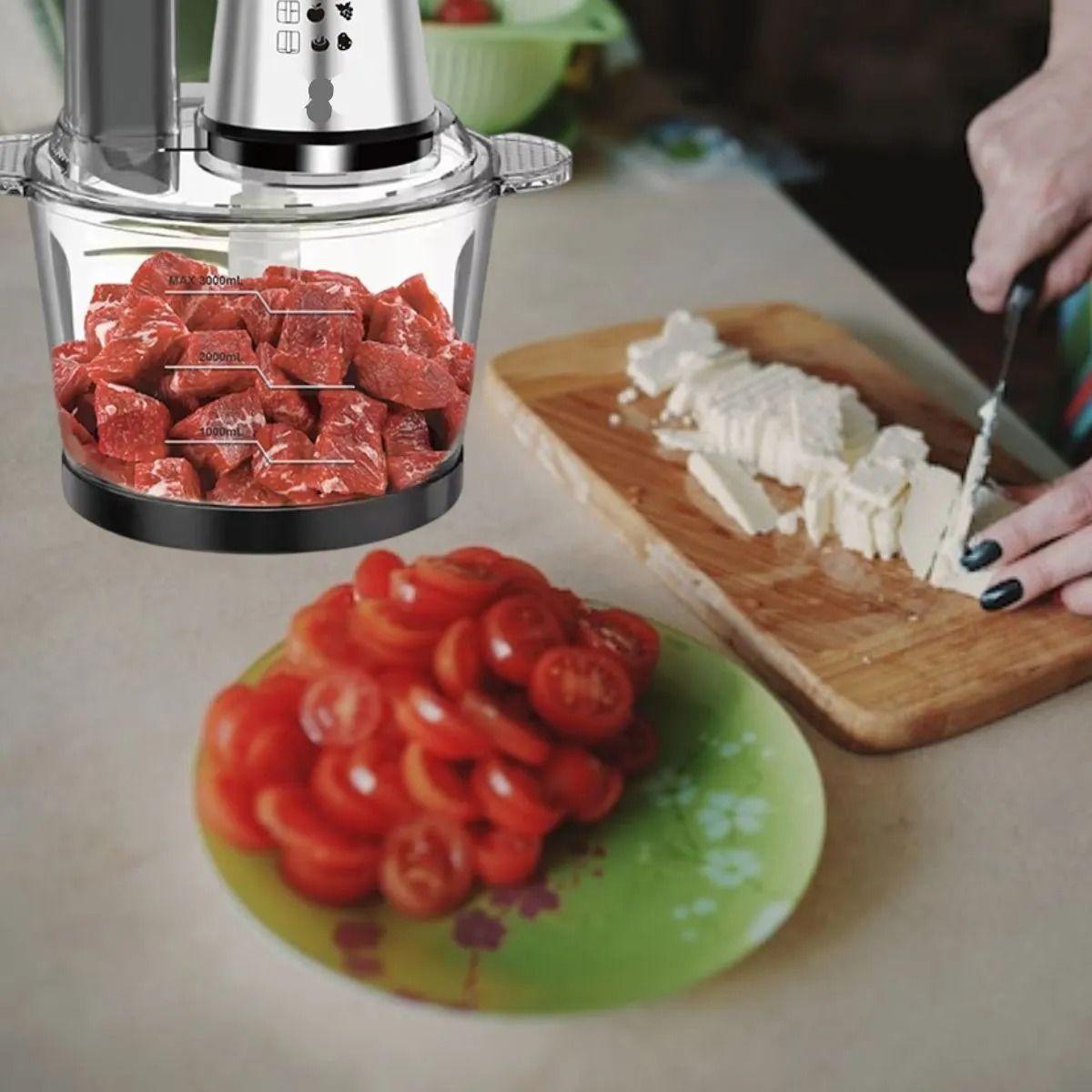 PROCESADOR DE ALIMENTOS 5EN1 DE 3L MULTIFUNCION COCINA LAU-8