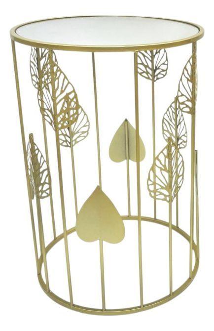Set 2 Mesa Centro Auxiliar Diseño Botánico Decoración Jhn-2