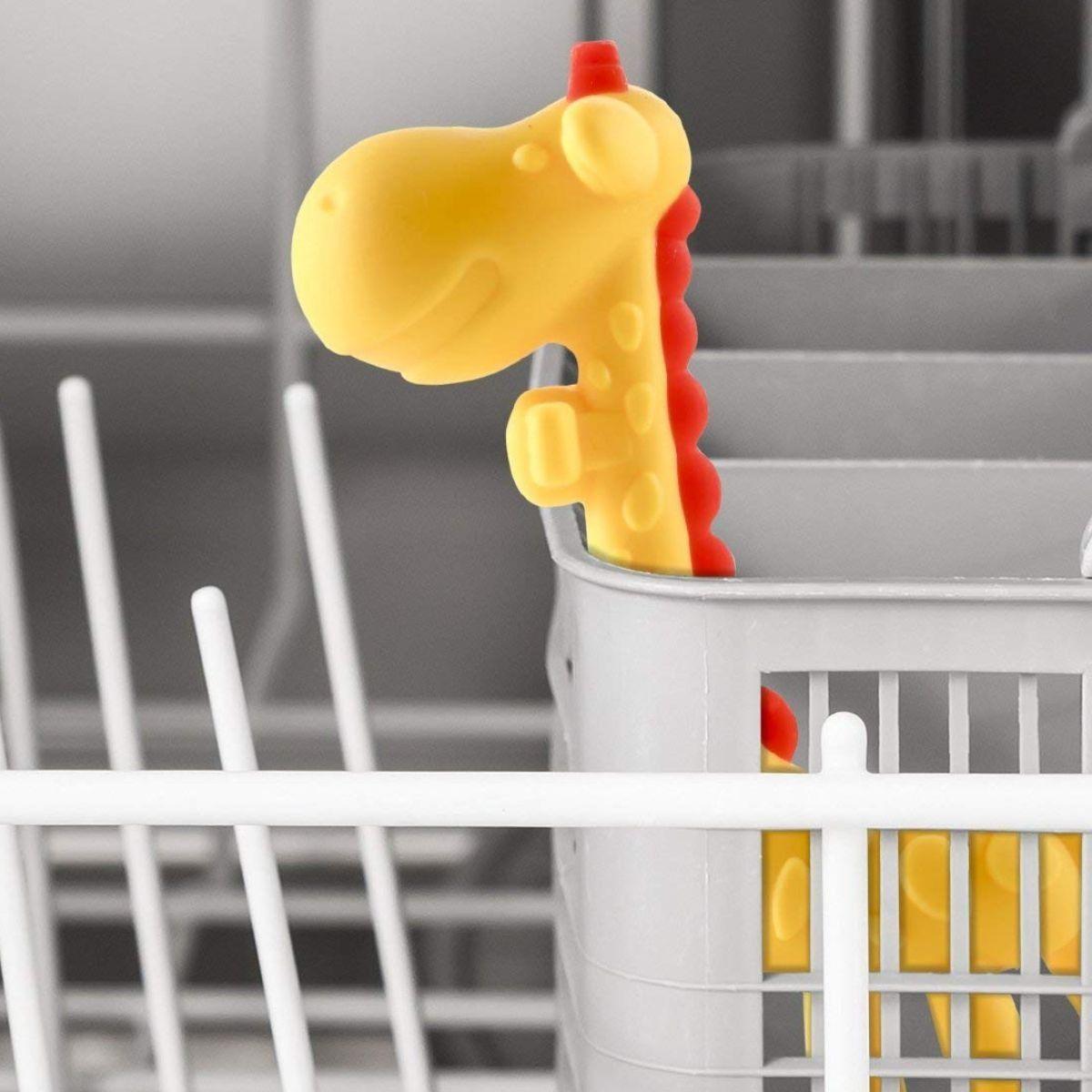 Set 2 Mordedor Forma Jirafa Rasca Encías Bebé Suave Jhn-6