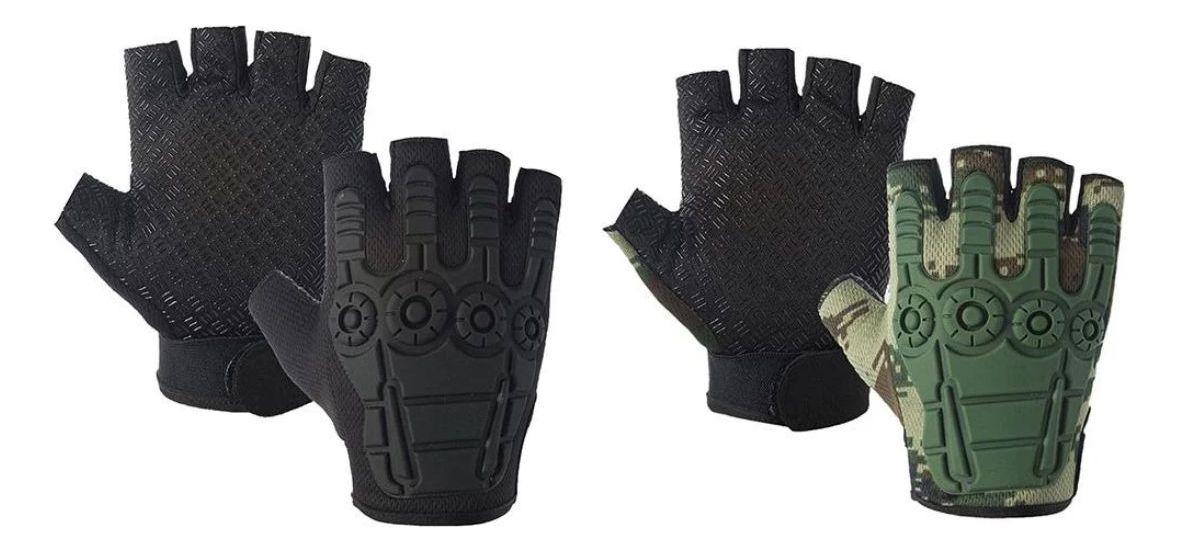 SET 2 GUANTES DEPORTIVOS CICLISMO FITNES GIMNASIO VELCRO LAU-2