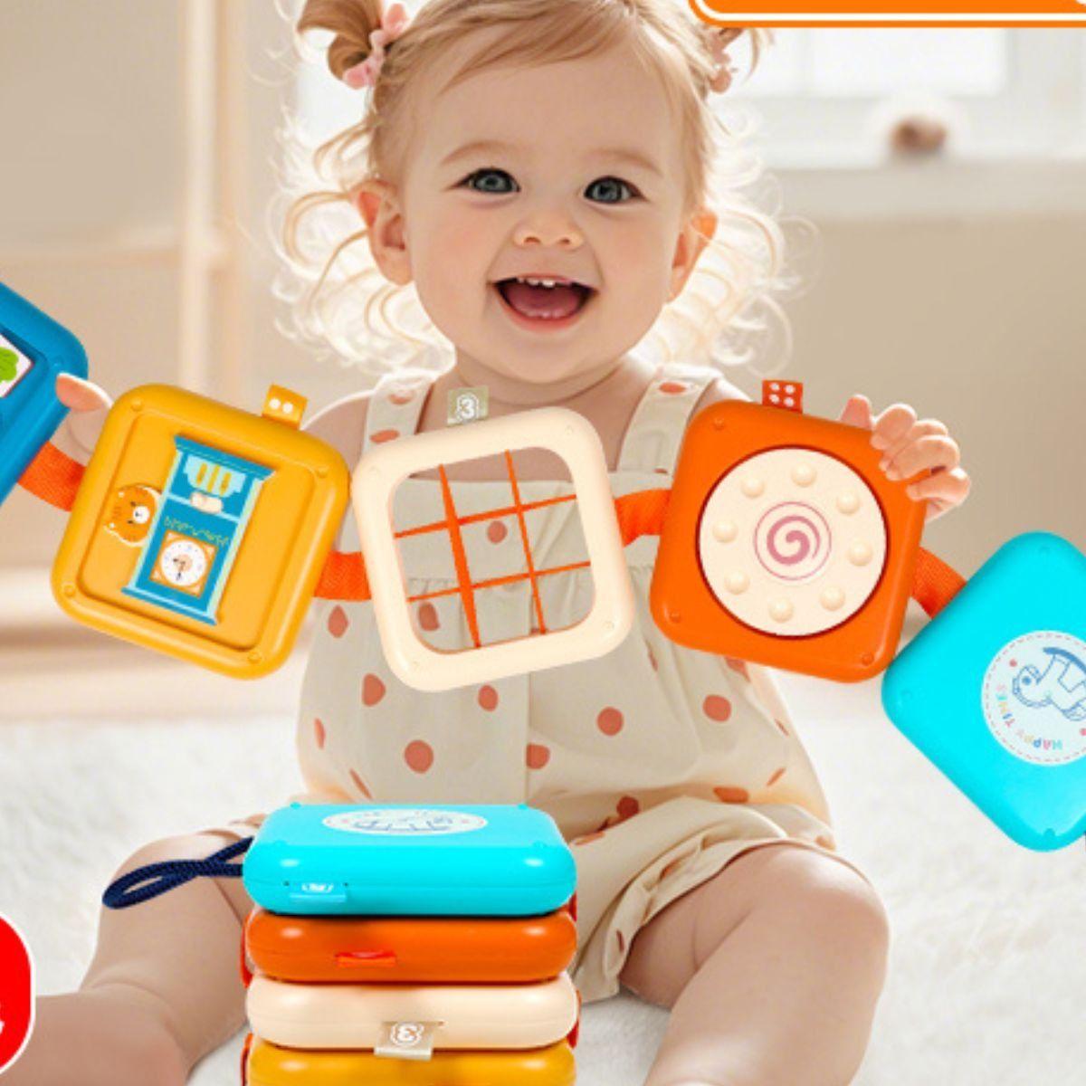 TABLERO SENSORIAL ACTIVIDADES 8 EN 1 MONTESSORI BEBE LAU-4