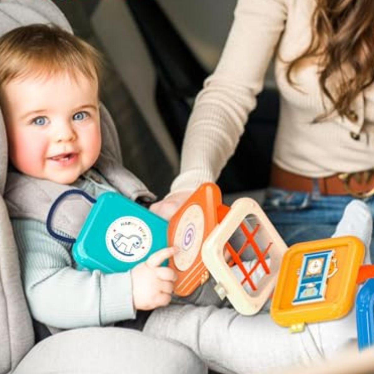 TABLERO SENSORIAL ACTIVIDADES 8 EN 1 MONTESSORI BEBE LAU-7