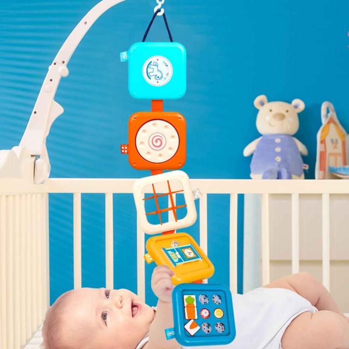 TABLERO SENSORIAL ACTIVIDADES 8 EN 1 MONTESSORI BEBE LAU-9