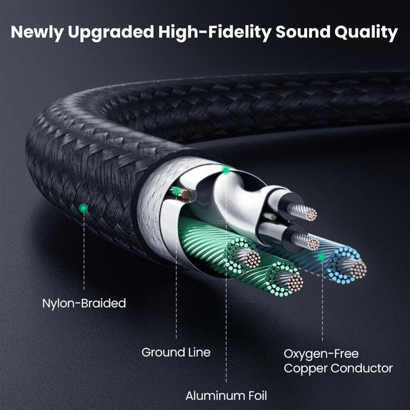 Set 8 Cable Audio Auxiliar Musica Telefono Tablet  Lau-4