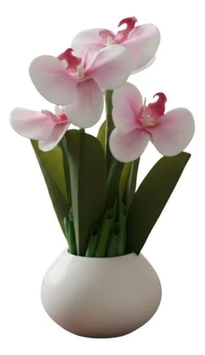 Arreglo Floral Artificial Orquídeas Decorativas Adorno Jhn-9