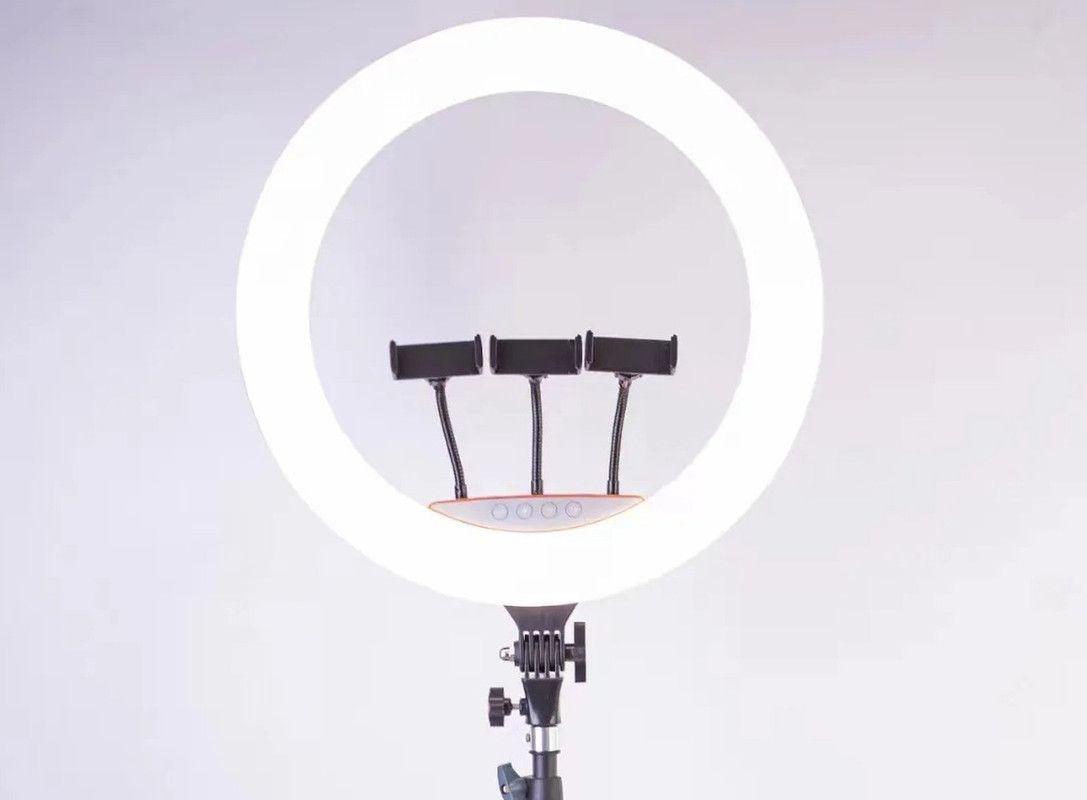 Iluminador Aro Anillo Luz Led Profesional Estructura Jer-9