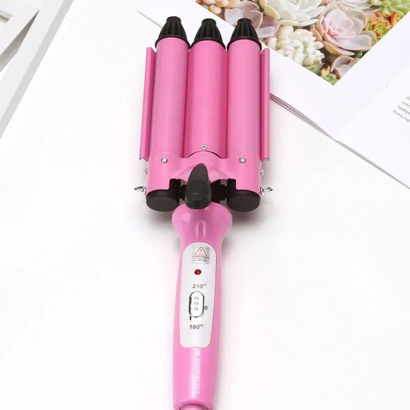 Rizadora Onduladora Cabello Rizos 3 Tubos Belleza Rondon-6