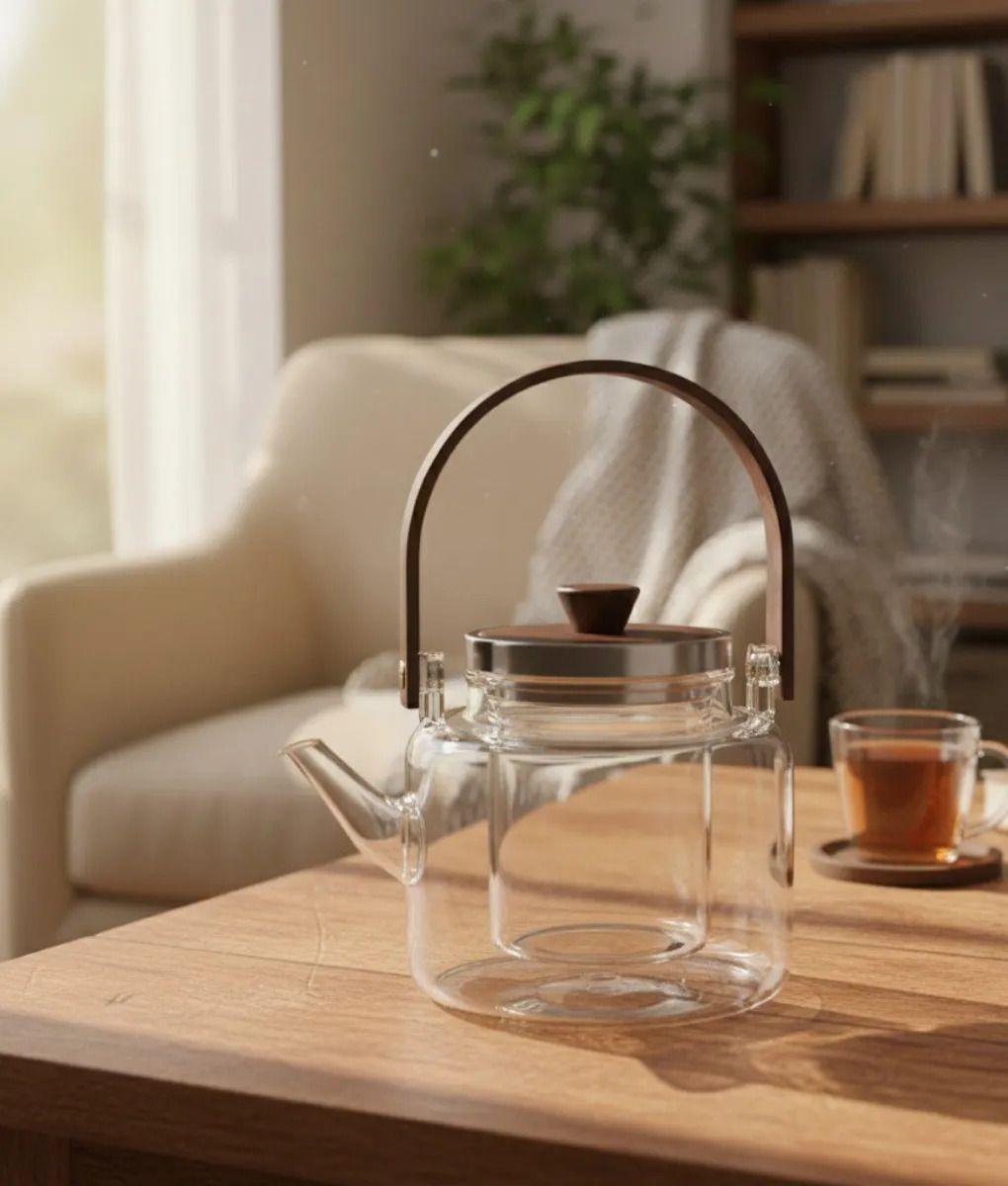 Tetera Funcional Hervidor Diseño Nórdico Asa Contraste Jhn-8