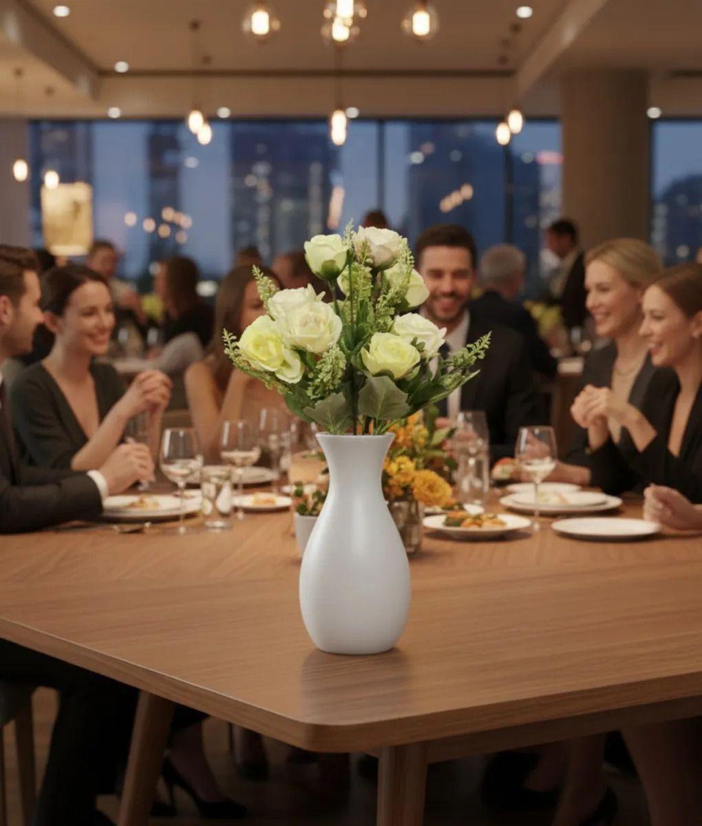 Set 4 Ramo Flores Artificiales Adorno Belleza Floral Jhn-3