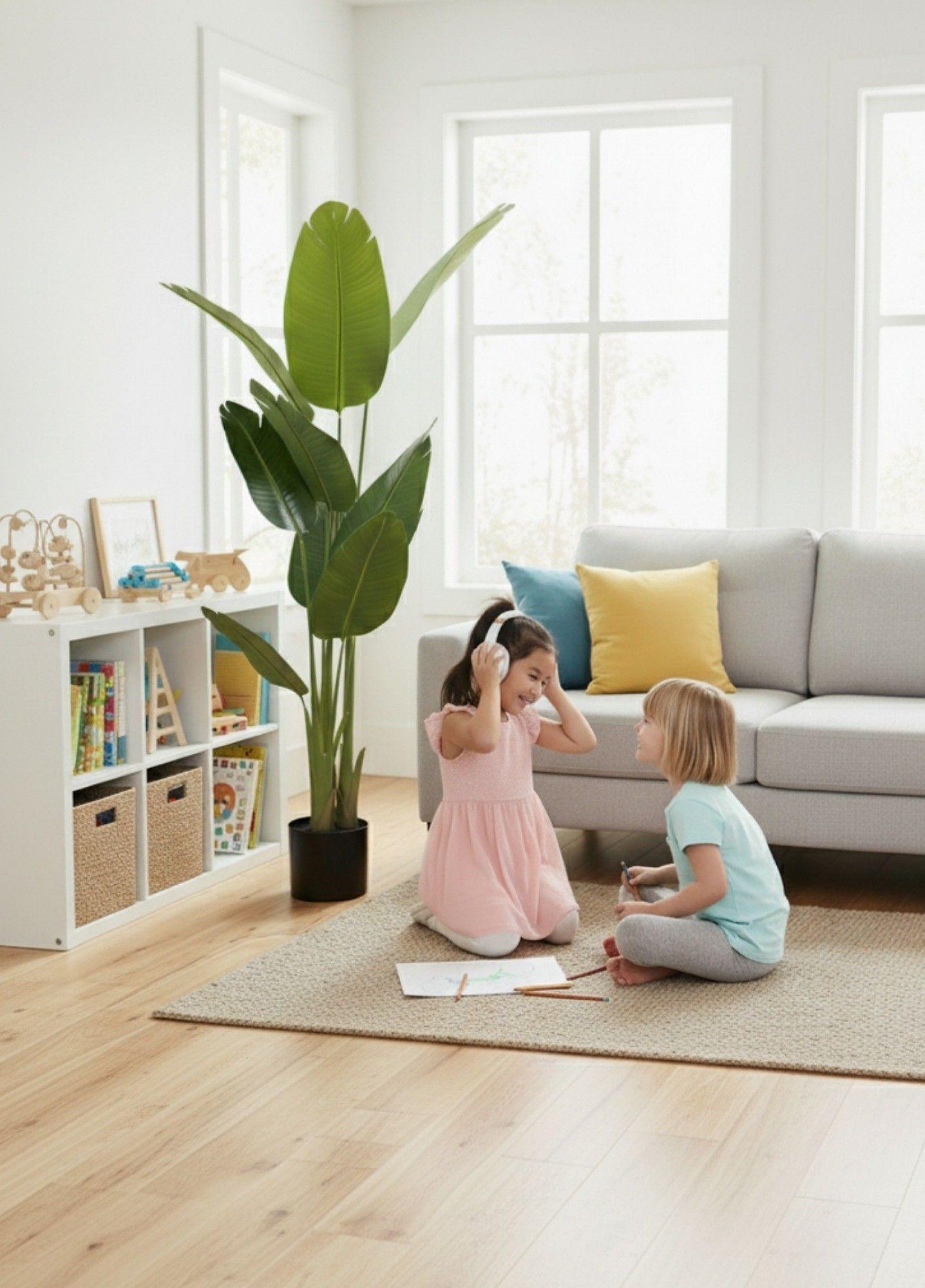 Planta Artificial Decorativa Ave de Paraíso Adorno Hogar Jhn-2