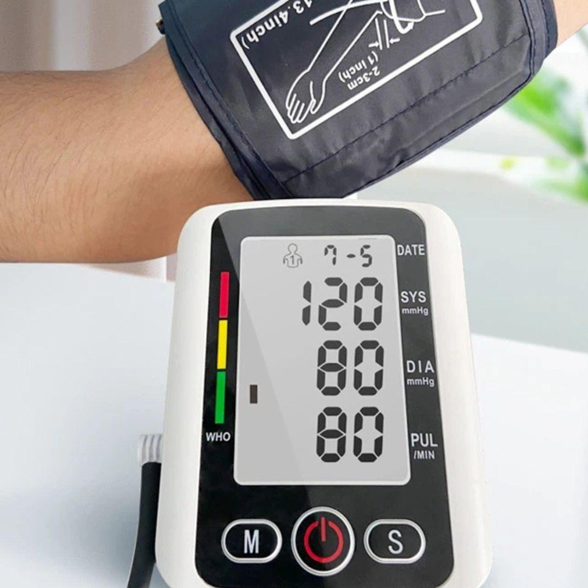 TENSIOMETRO DIGITAL PRESION ARTERIAL MONITOR SALUD LAU -4