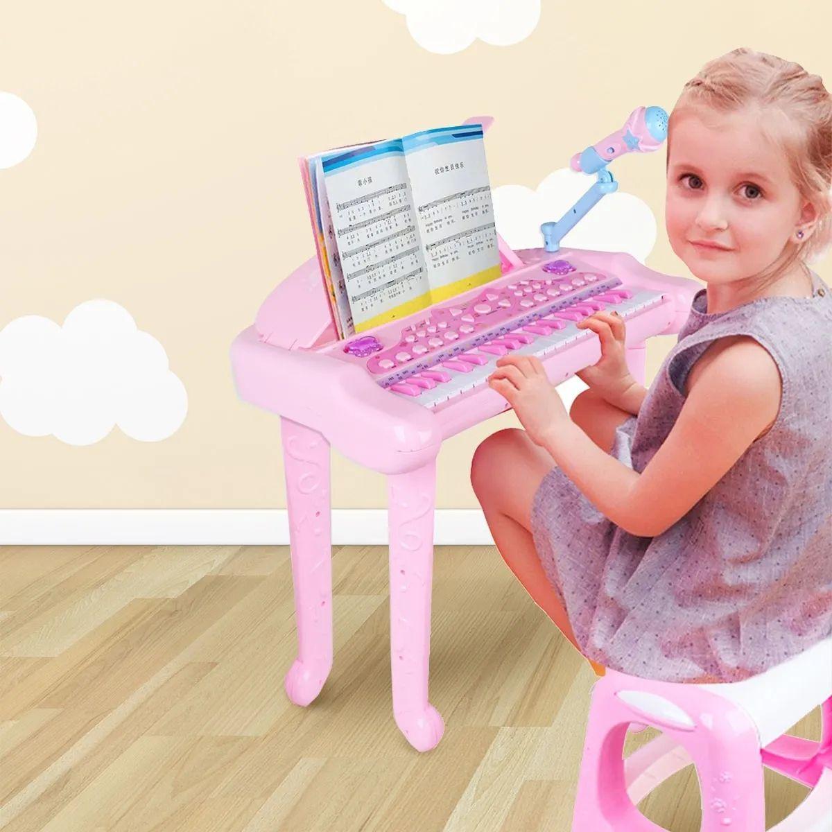 Teclados Piano Juguete Multifuncional Música Niños Rondon-7