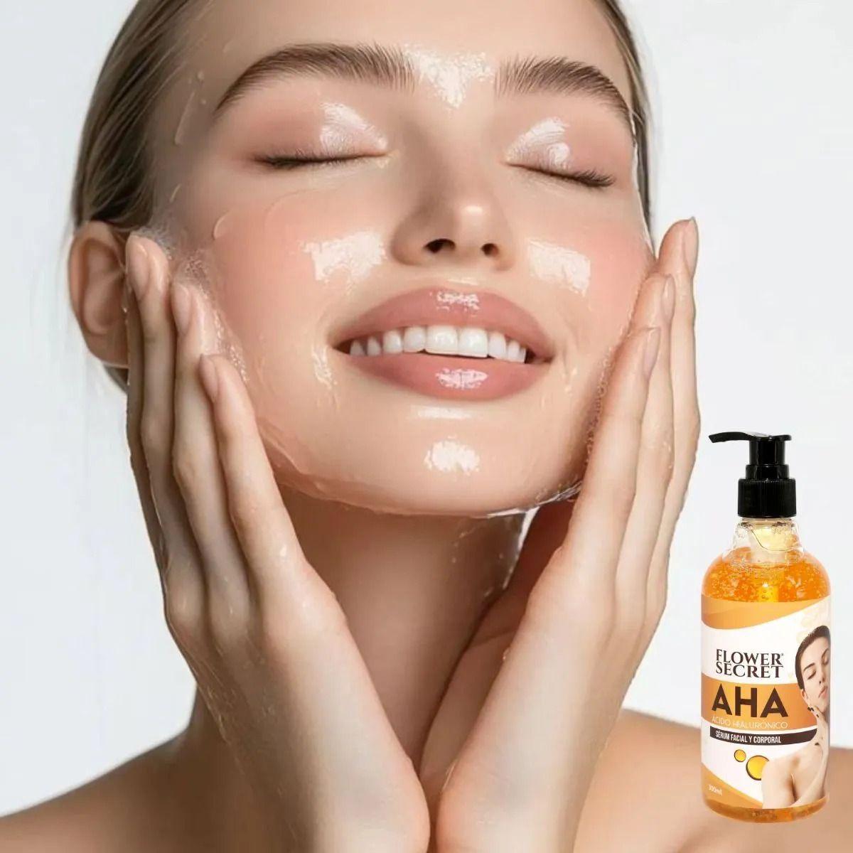Set 2 Serum Facial Acido Hialuronico Hidrata Exfolia Lau-4