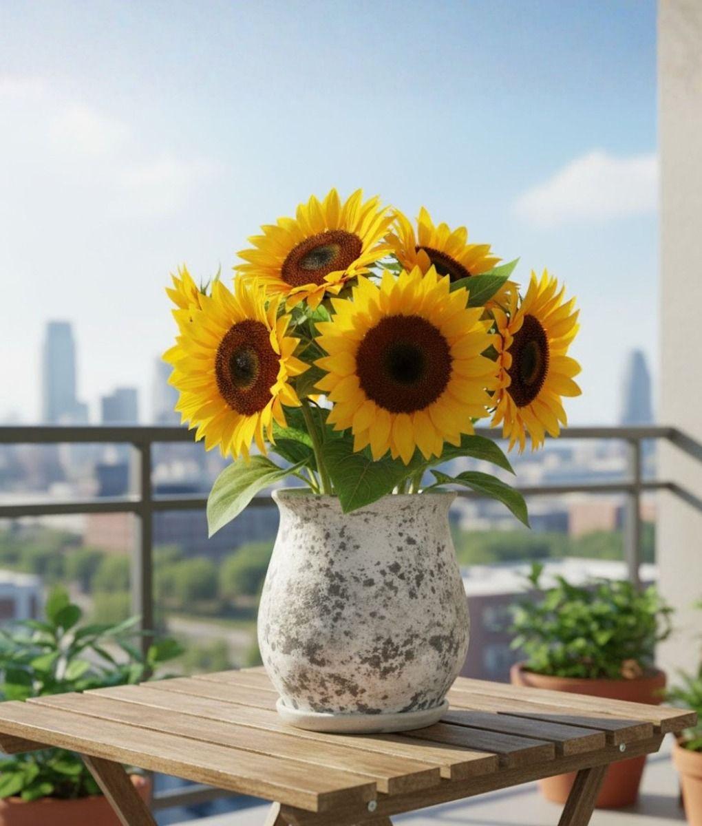 Maceta Decorativa Base Funcional Jardín Hogar Adorno Jhn-8