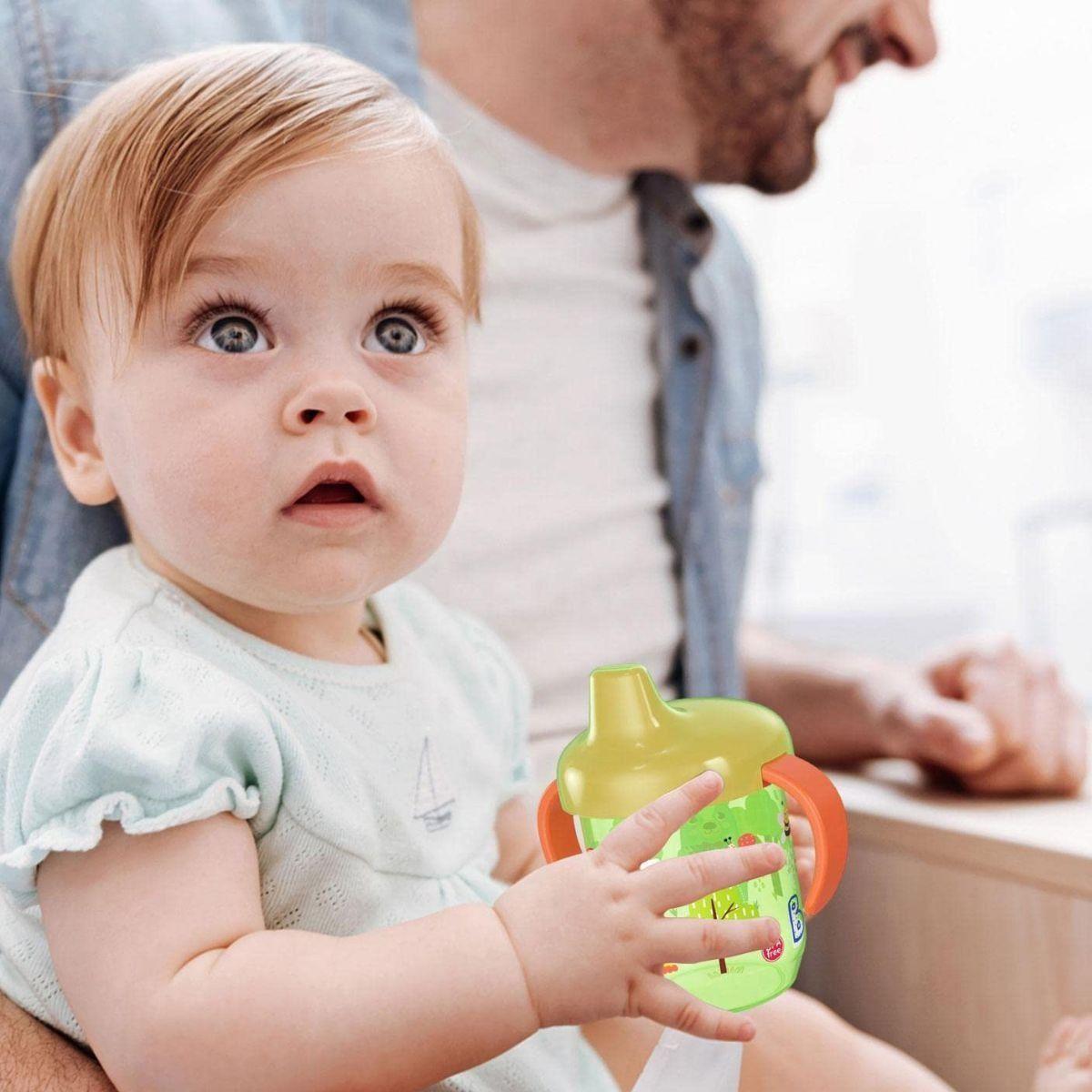 SET 4 VASOS CON PICO PAJILLA PARA NIÑOS PEQUEÑOS LAU-2