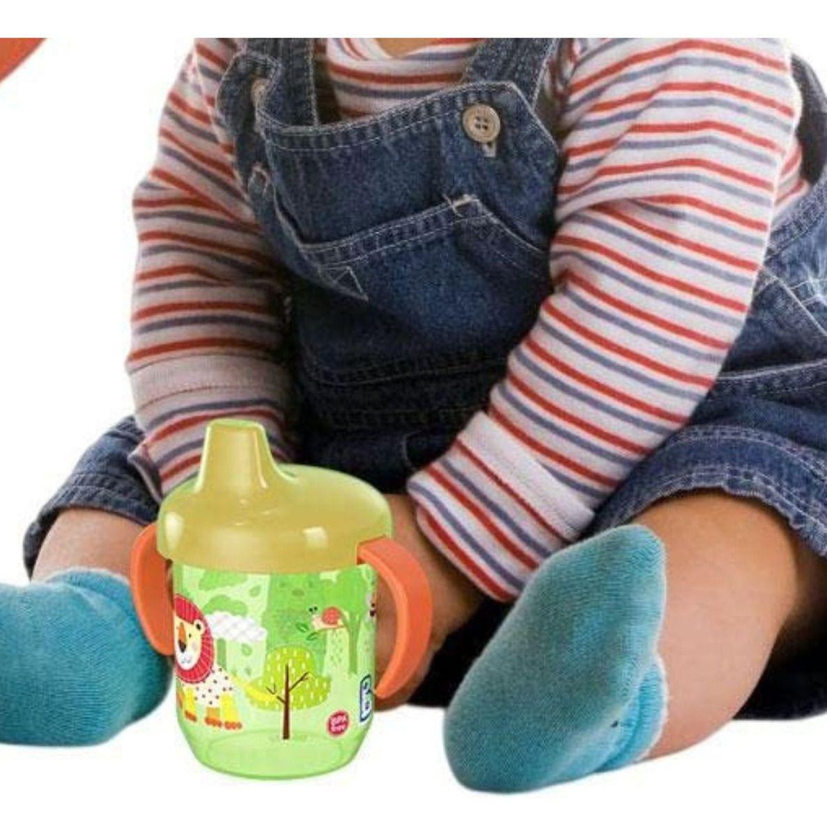 SET 4 VASOS CON PICO PAJILLA PARA NIÑOS PEQUEÑOS LAU-5