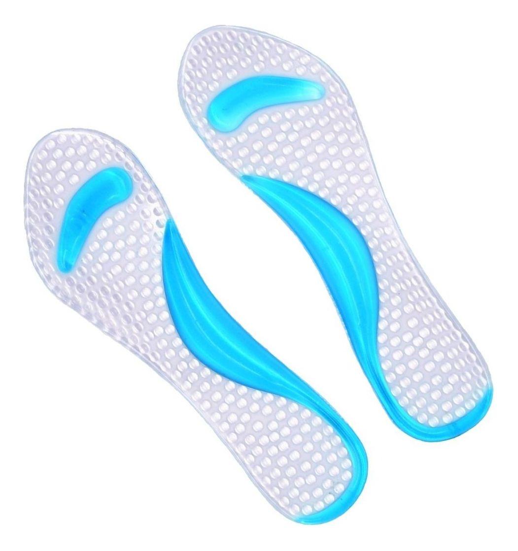 SET 3 PLANTILLAS ORTOPEDICAS GEL ALIVIO FASCITIS PLANTAR LAU-0
