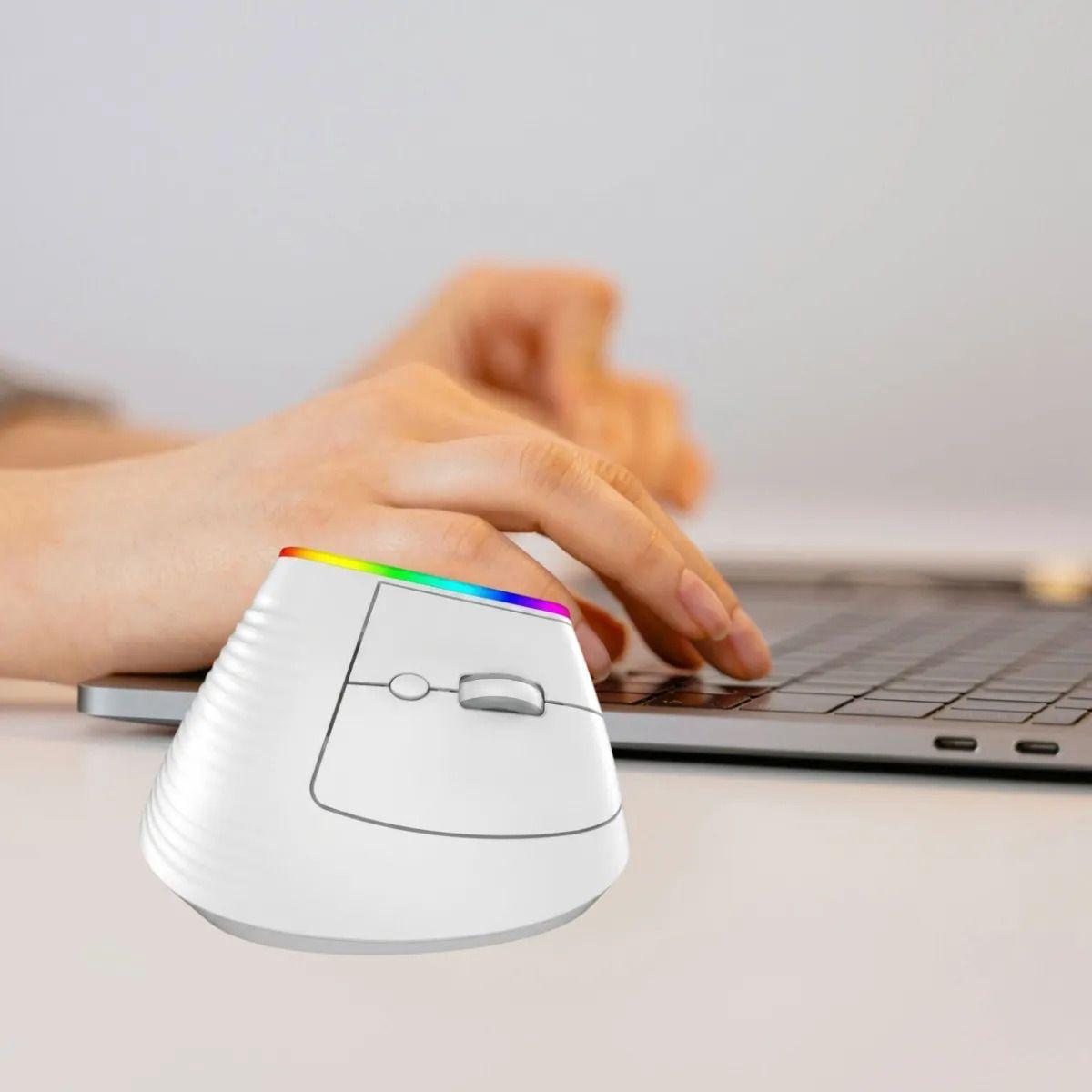 Mouse Vertical Ergonómico Inalámbrico Túnel Carpiano ALJ-4