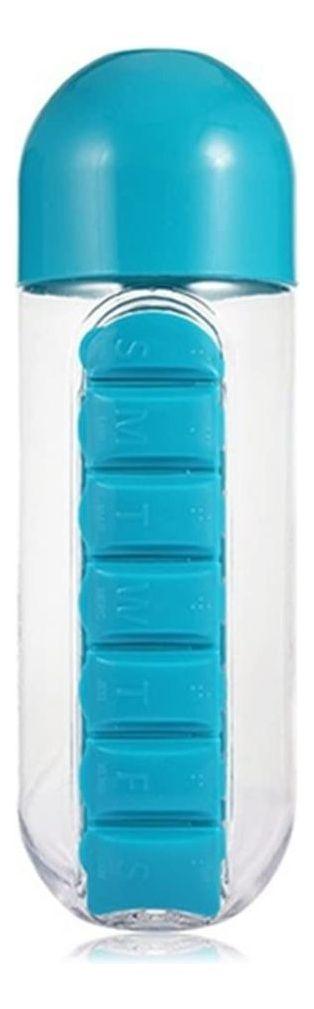 BOTELLA + PASTILLERO ORGANIZADOR SEMANAL MEDICINA LAU-3