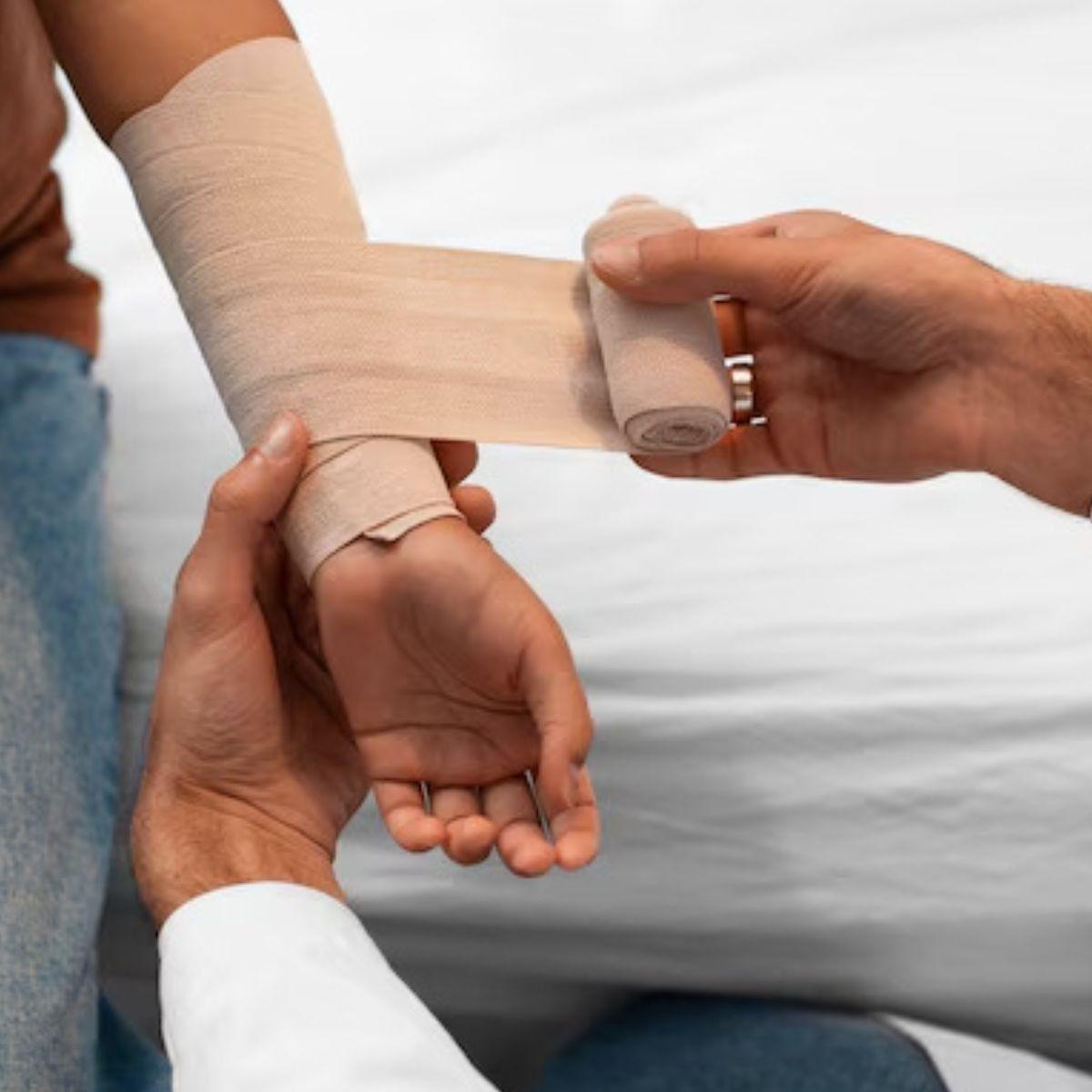 PACK VENDAS ELASTICAS COMPRESION 7.5 CM HERIDAS LESION LAU-8