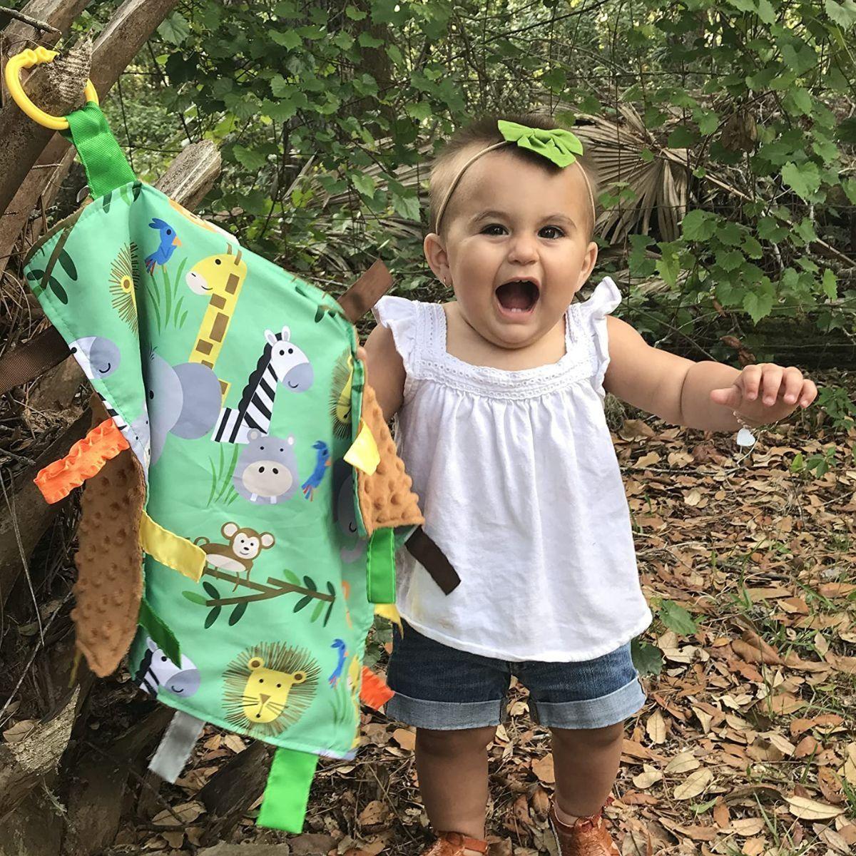 SET 2 MANTAS DE APEGO SENSORIALES ESTIMULA JUEGO BEBE LAU-4