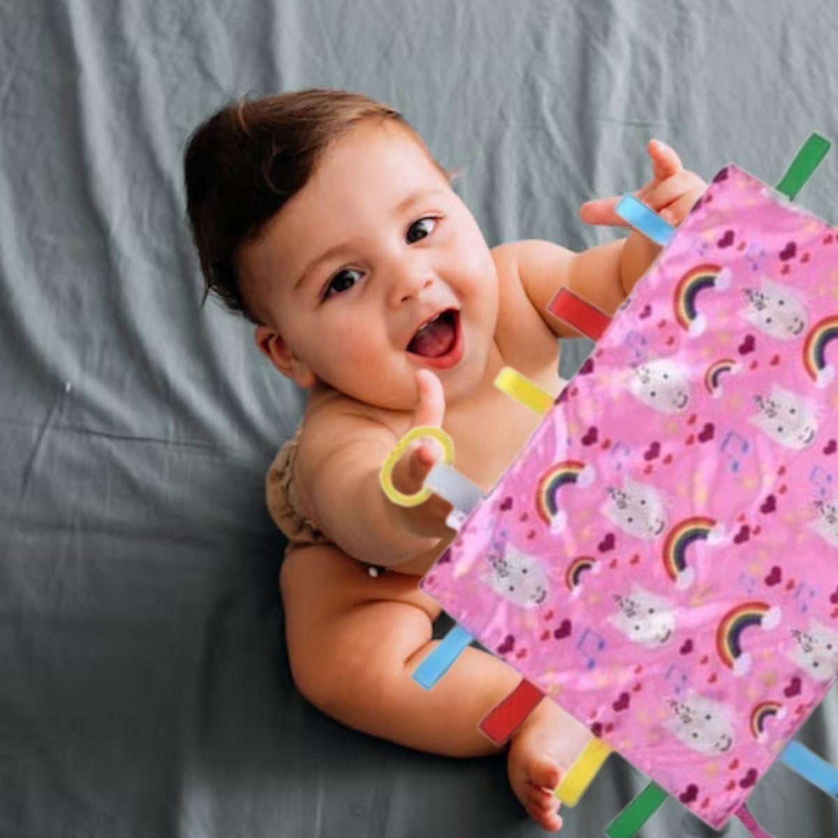 SET 2 MANTAS DE APEGO SENSORIALES ESTIMULA JUEGO BEBE LAU-5