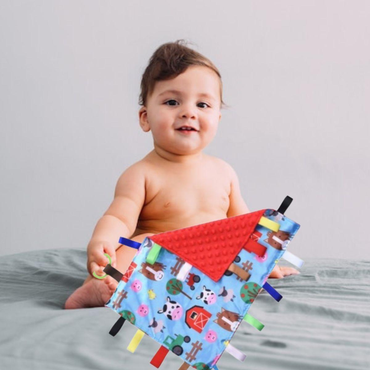 SET 2 MANTAS DE APEGO SENSORIALES ESTIMULA JUEGO BEBE LAU-6