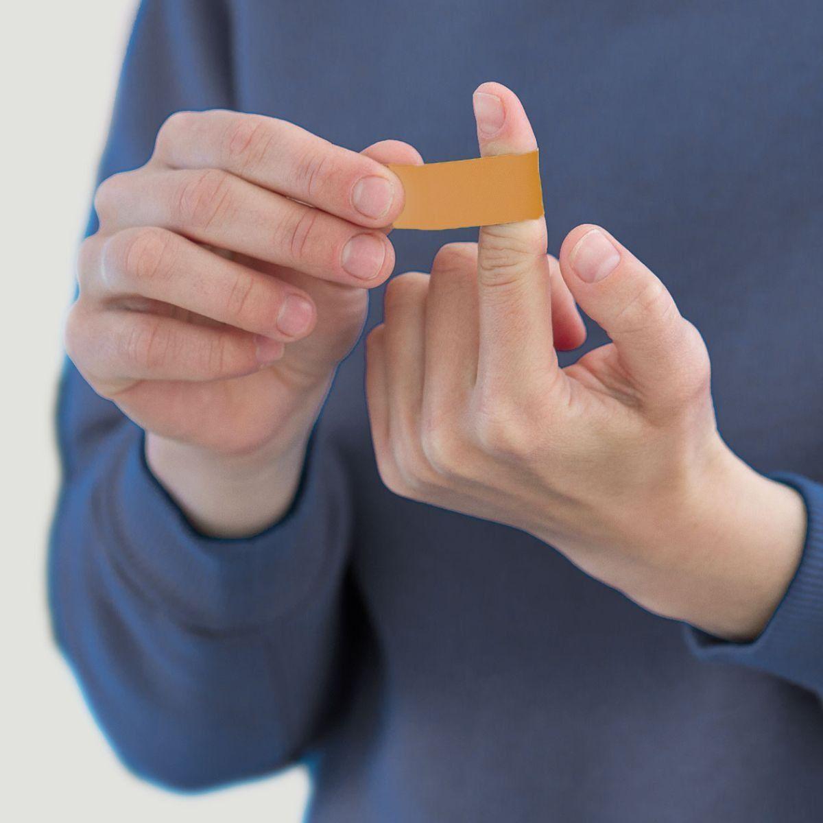 PACK DE 12 VENDAS ADHESIVA ALGODÓN 1,25CMX5M USO MEDICO LAU-6