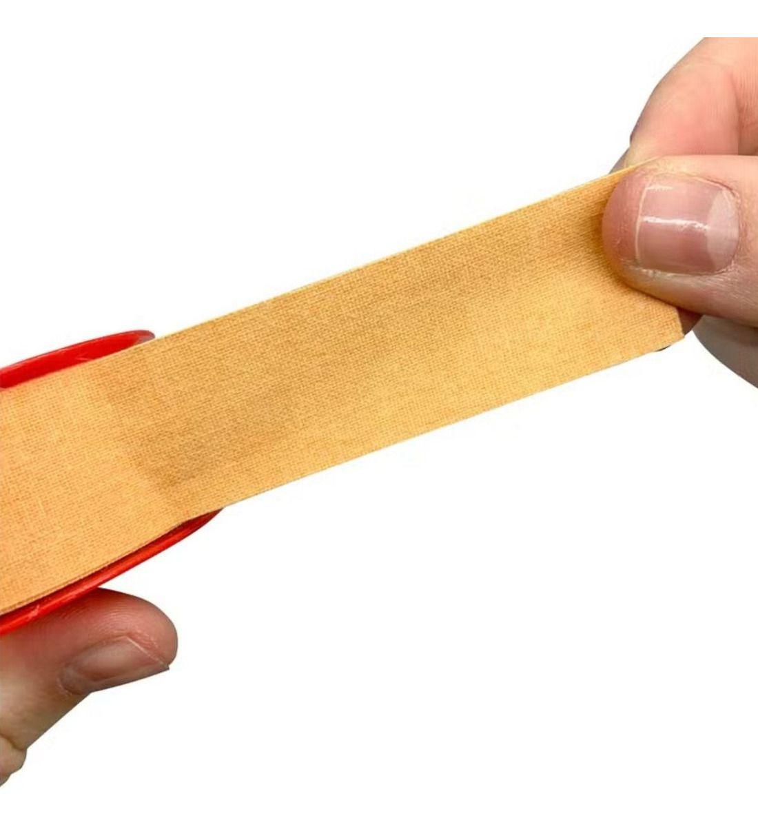 PACK DE 12 VENDAS ADHESIVA ALGODÓN 1,25CMX5M USO MEDICO LAU-7