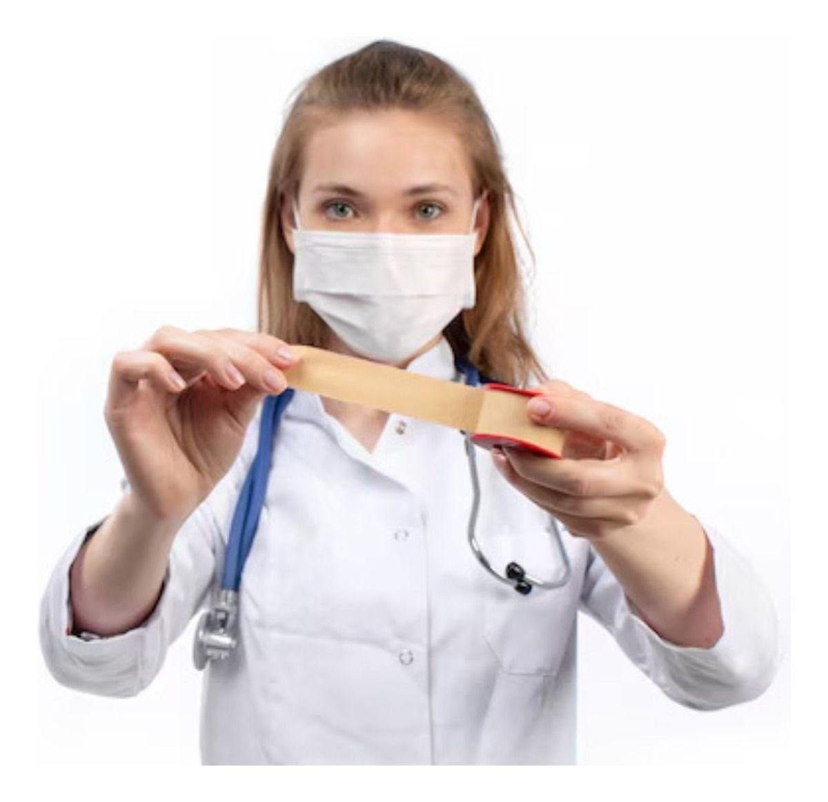 PACK DE 12 VENDAS ADHESIVA ALGODÓN 1,25CMX5M USO MEDICO LAU-8