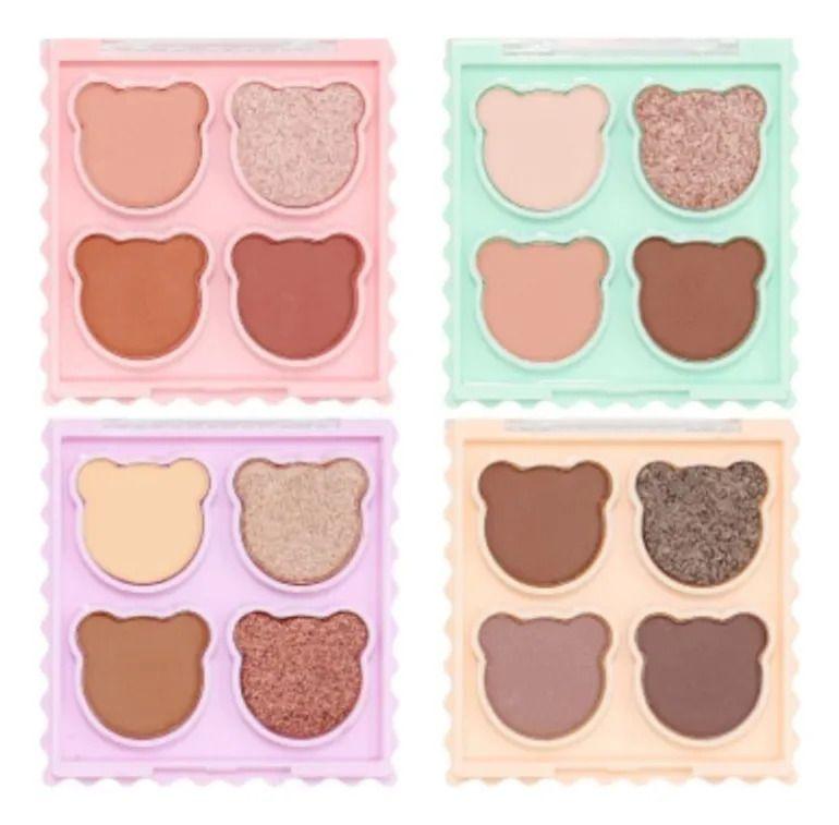 Paq 24 Paletas Sombras Ojos Osito Teddy Glam Compacto ALJ-1