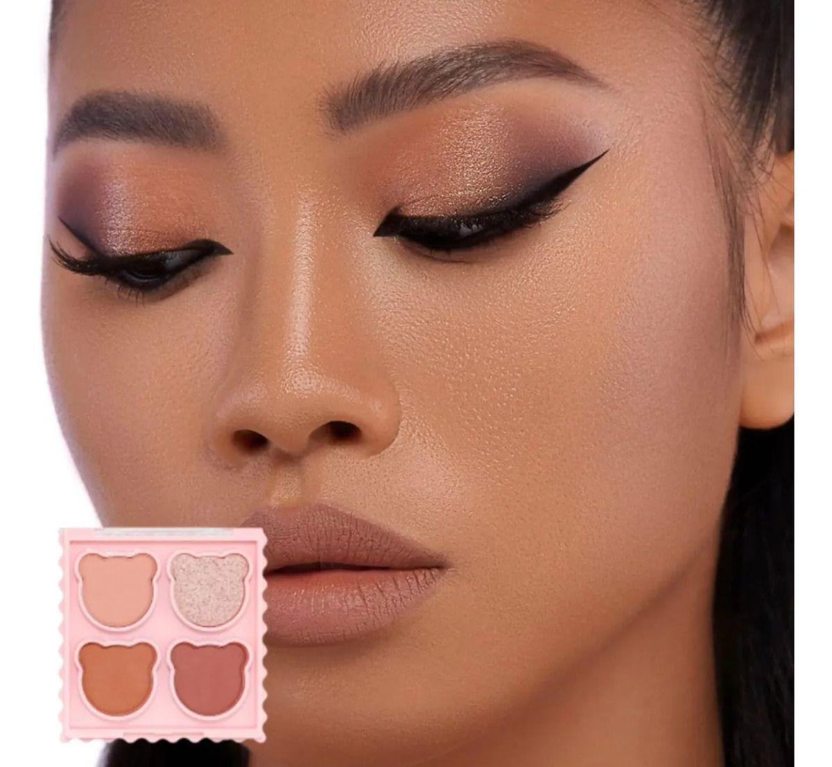 Paq 24 Paletas Sombras Ojos Osito Teddy Glam Compacto ALJ-2