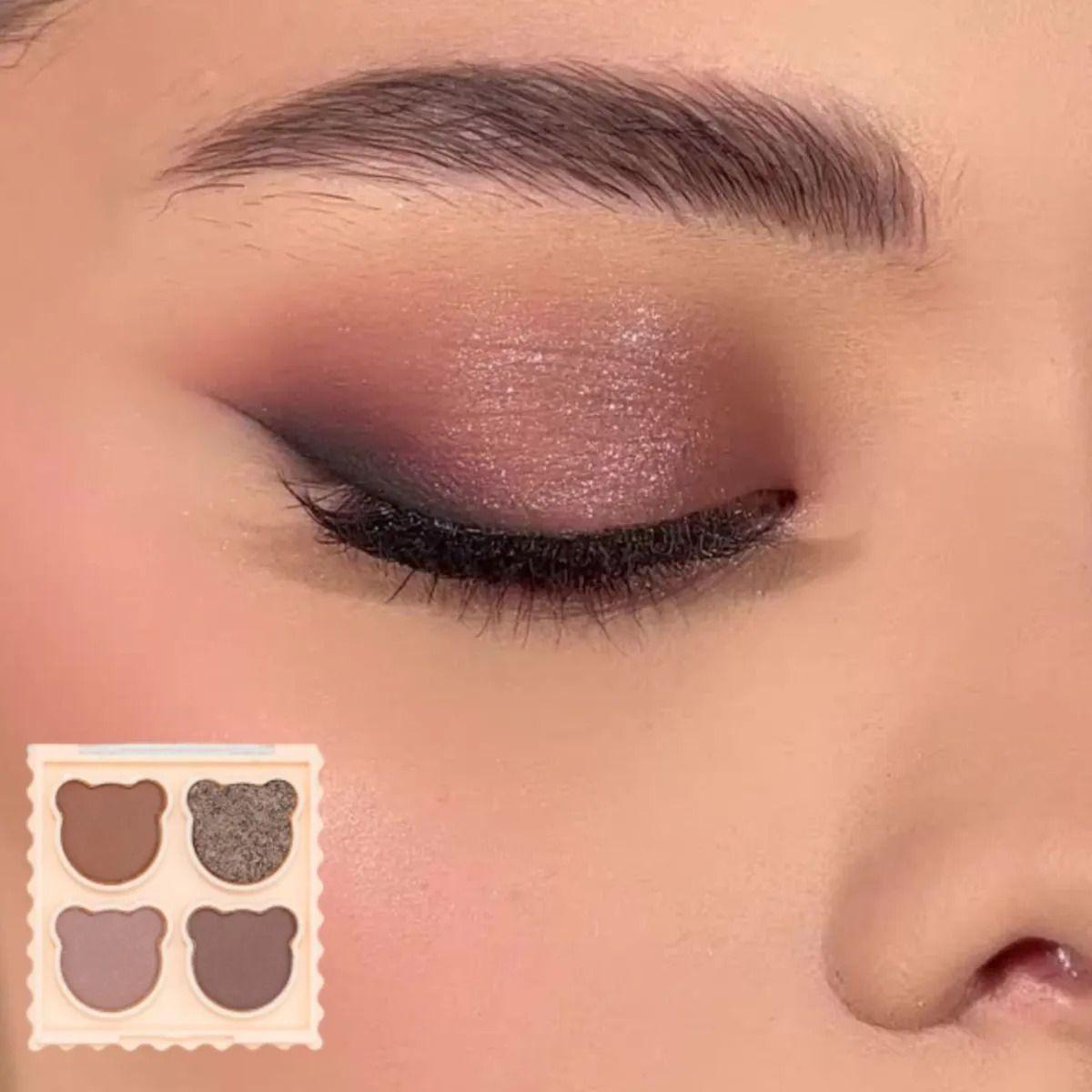 Paq 24 Paletas Sombras Ojos Osito Teddy Glam Compacto ALJ-9