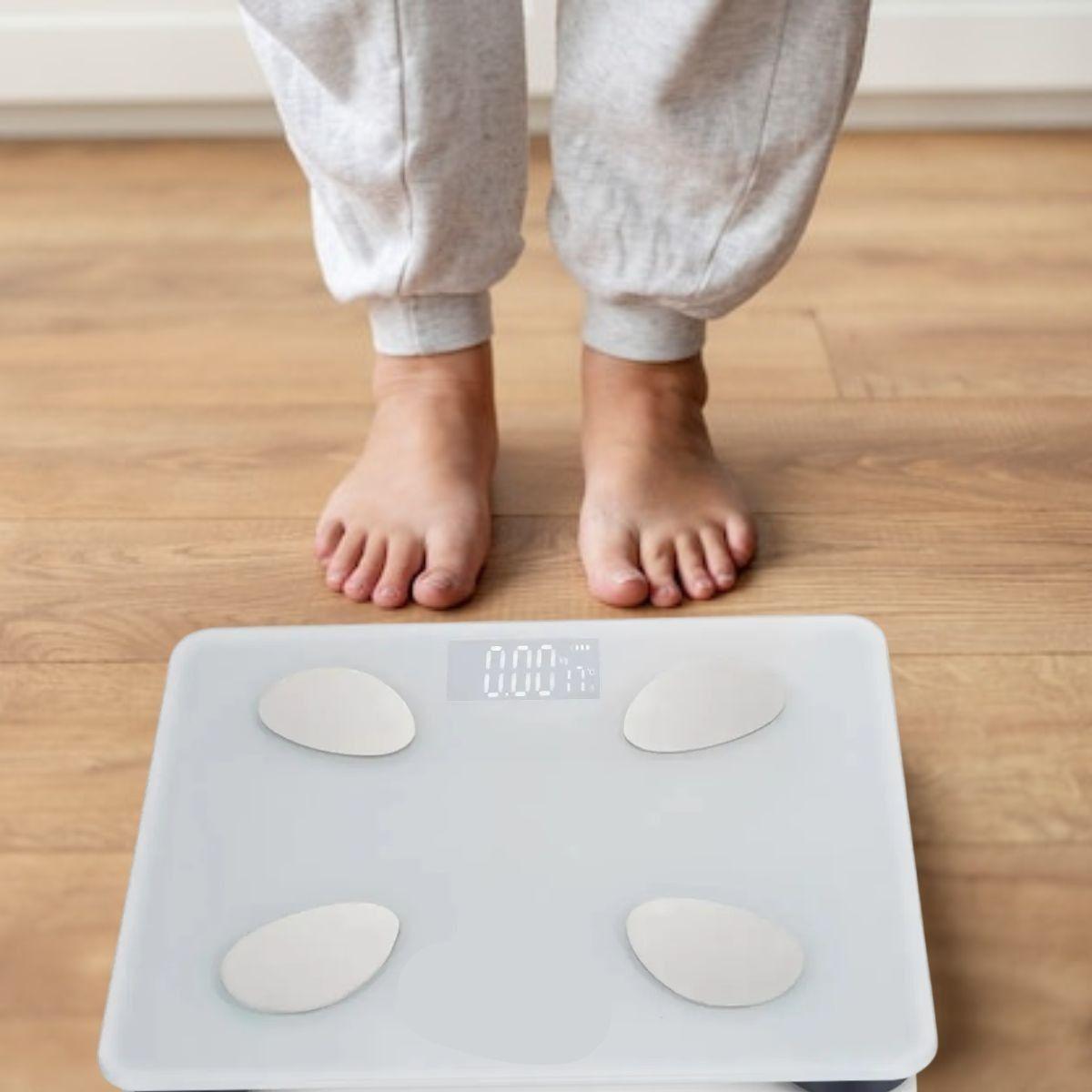 BALANZA BASCULA DE BAÑO DIGITAL MEDIDA PESO CORPORAL LAU-4