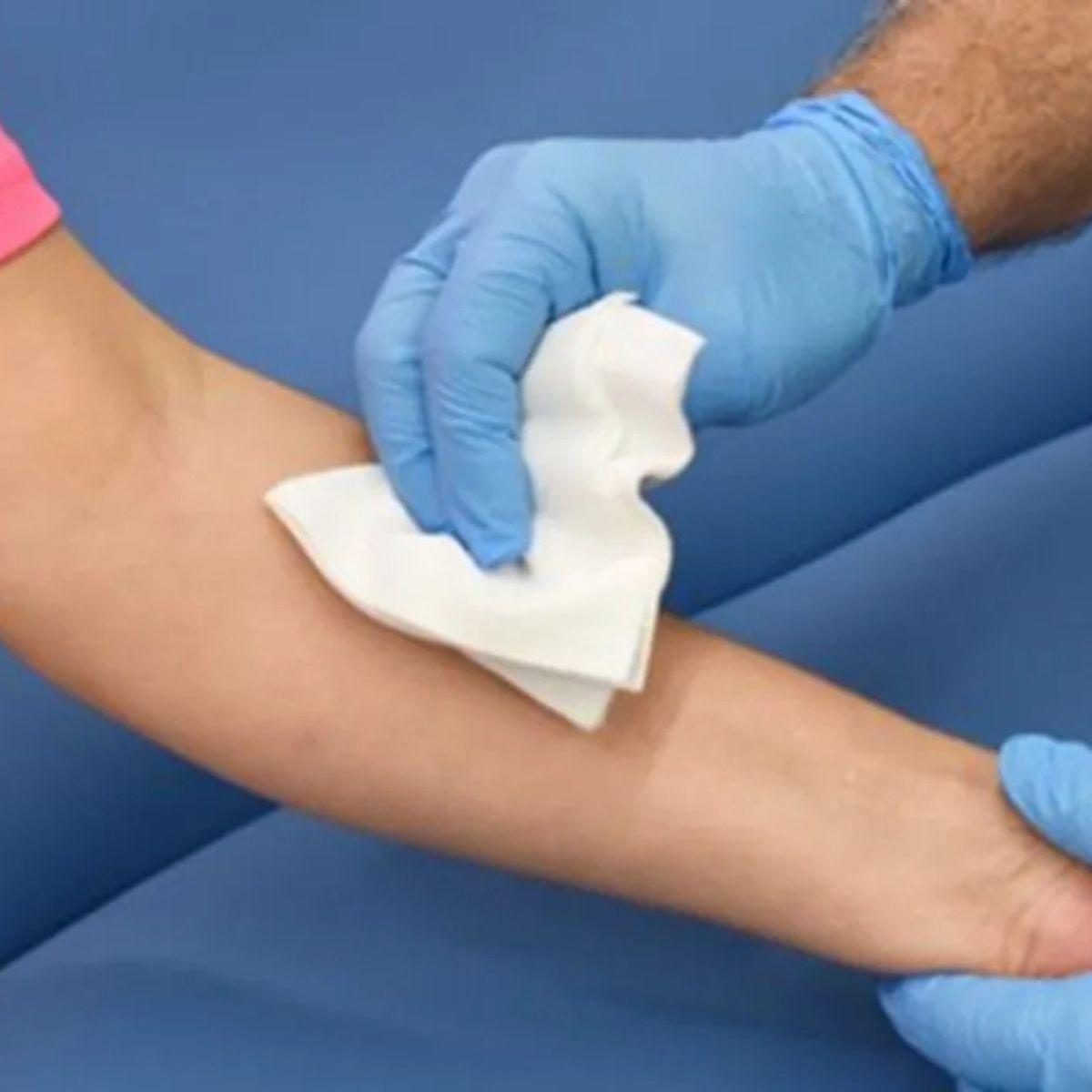 PACK 6 GASAS ESTERIL 90CMX90CM INSUMO MEDICO HERIDA LAU-2