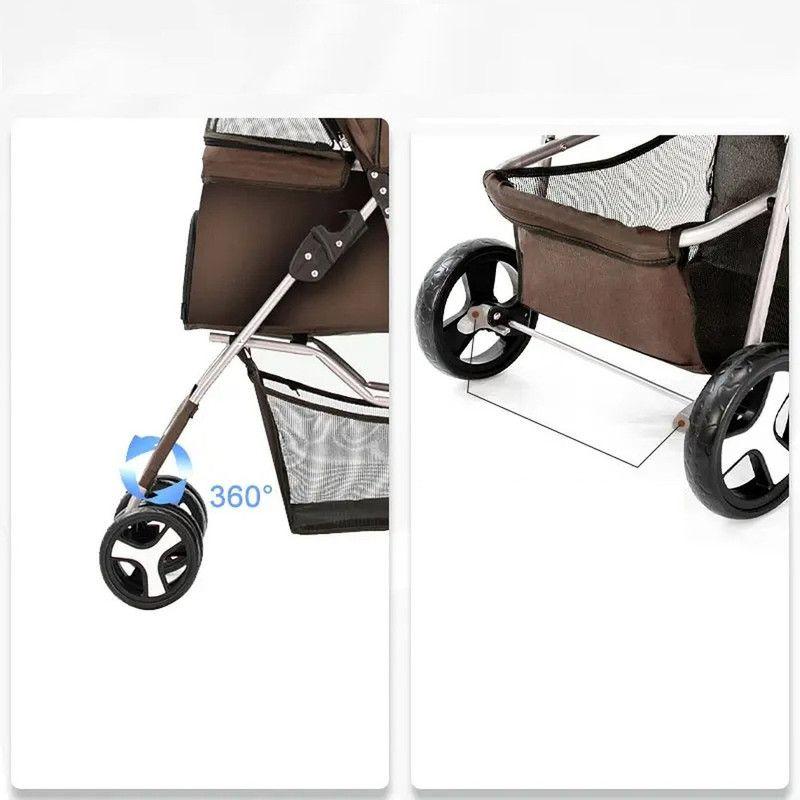 Transporte Mascotas Paseo Plegable Ligero Elegante Jer-7