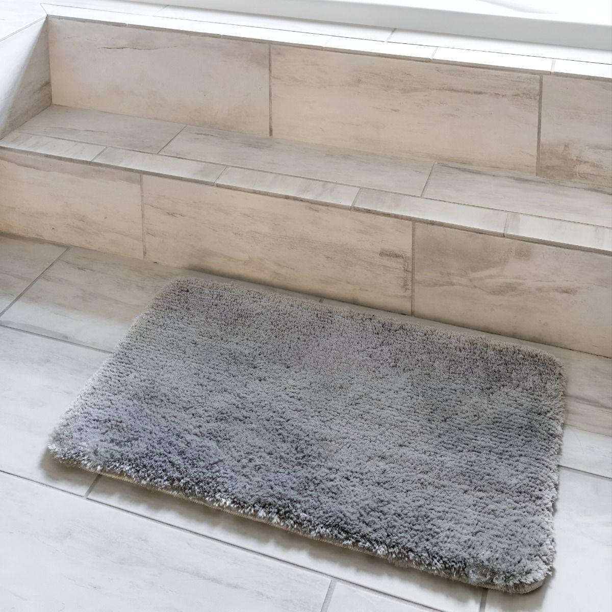 Set de 5 Alfombra Baño Moderna Antideslizante Pelo Suave Jhn-8
