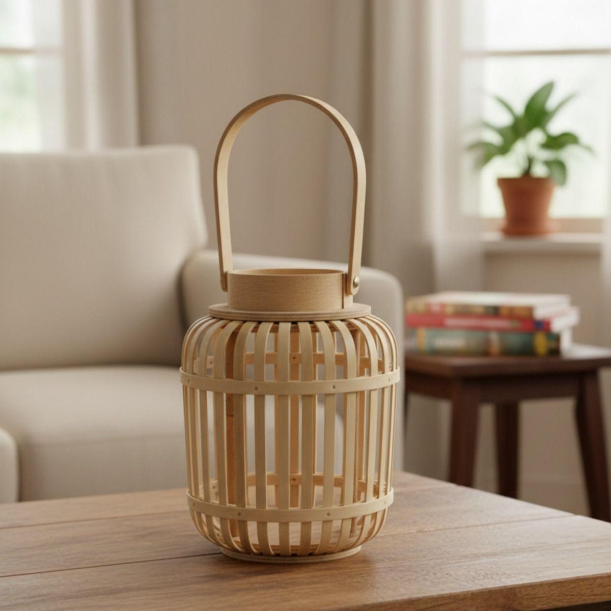 Portavelas Decorativo Farol Calidez Textura Hogar Jhn-9