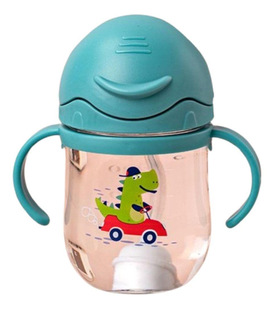 SET 2 VASOS CON BOMBILLA ANTIDERRAME CON ASA BEBES LAU-0