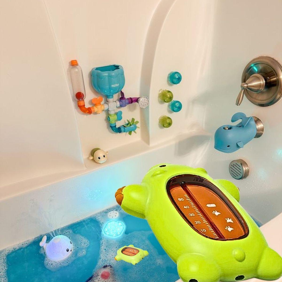 Set 3 Termometro Ducha Agua Baño Diseño Oso Niños Lau-8