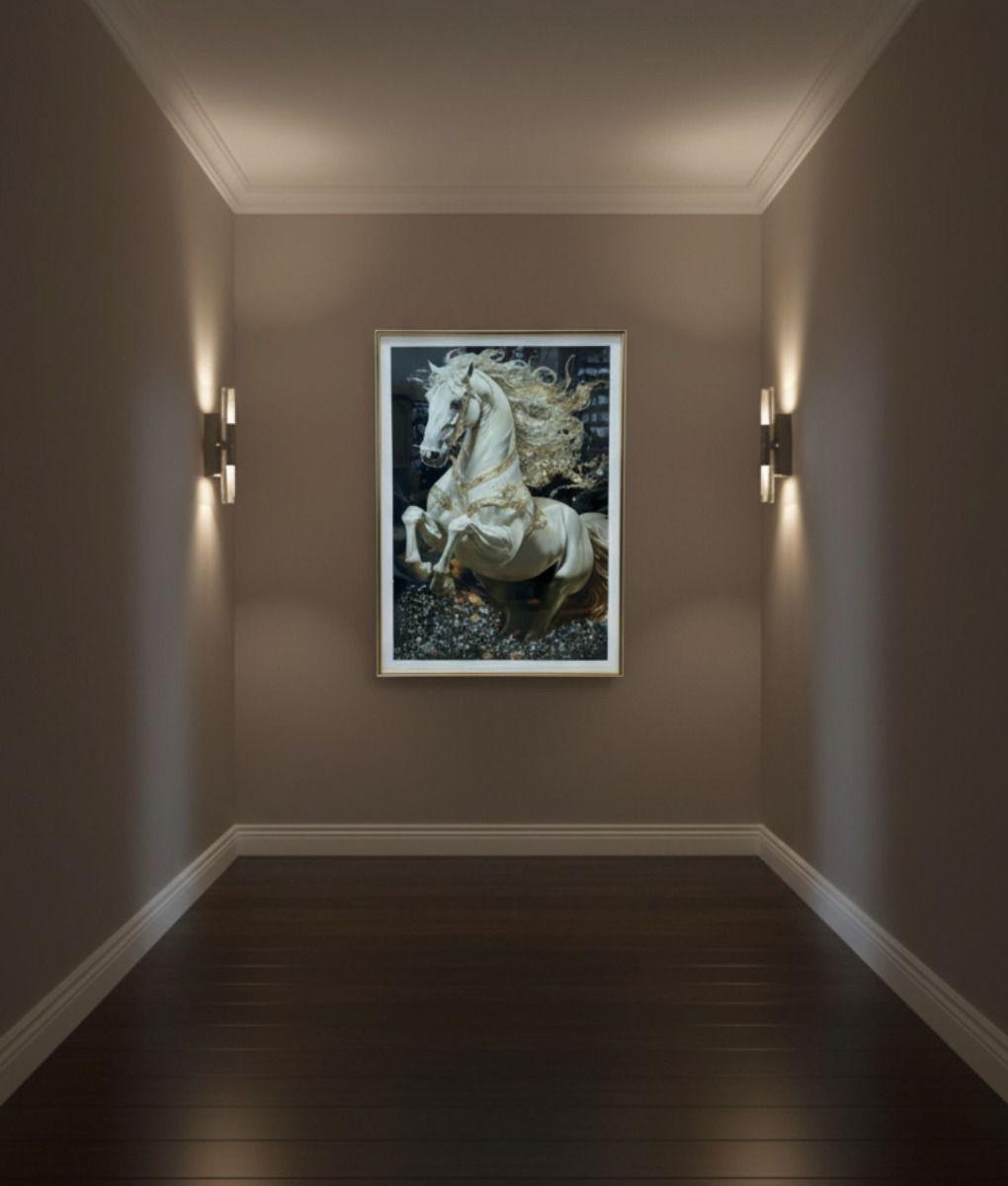 Cuadro Decorativo Escena Caballo Majestuoso Adorno Jhn-6