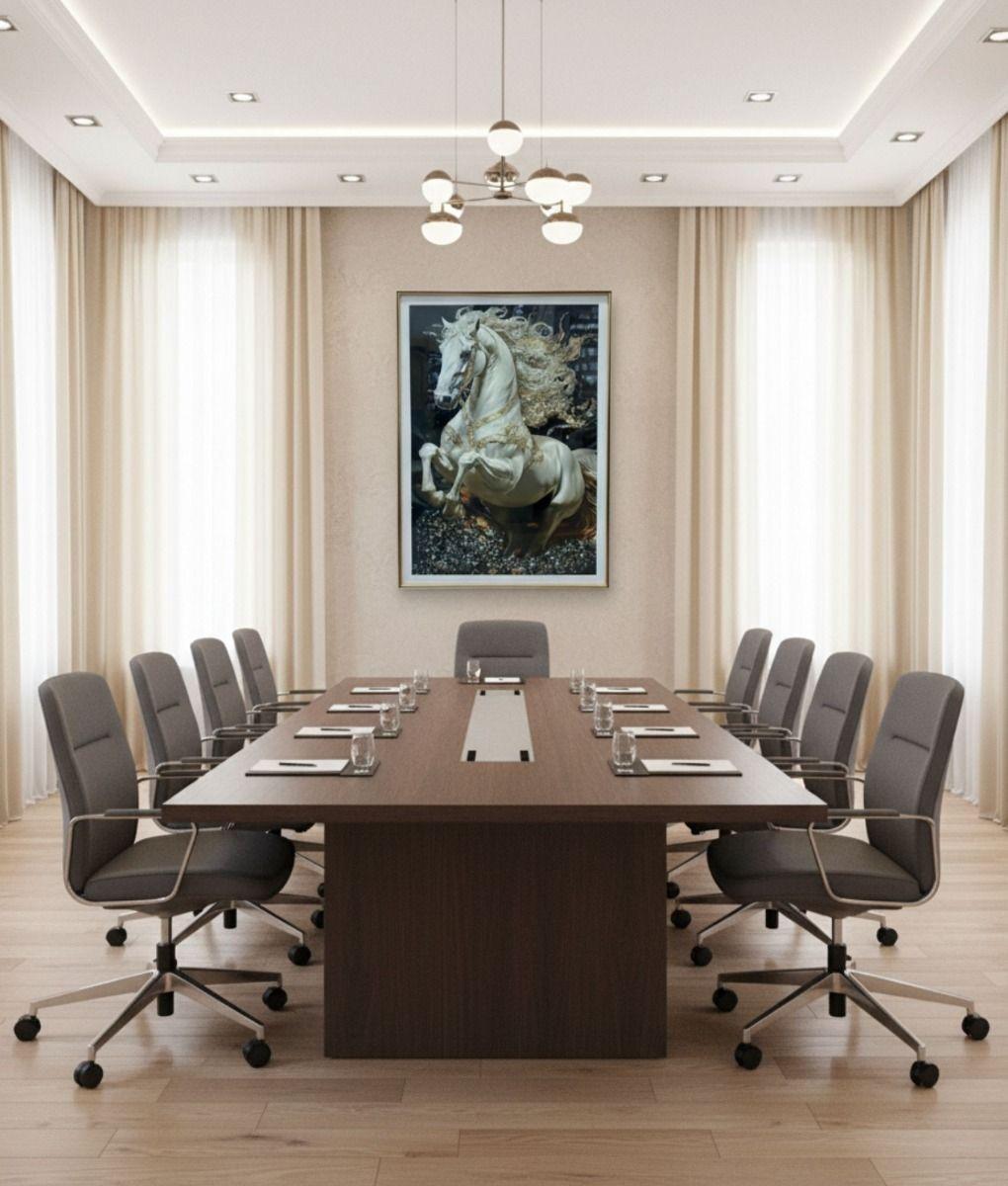 Cuadro Decorativo Escena Caballo Majestuoso Adorno Jhn-8