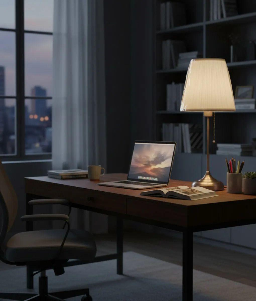 Lámpara Decorativa Mesa Elegancia Clásica Funcional Jhn-6