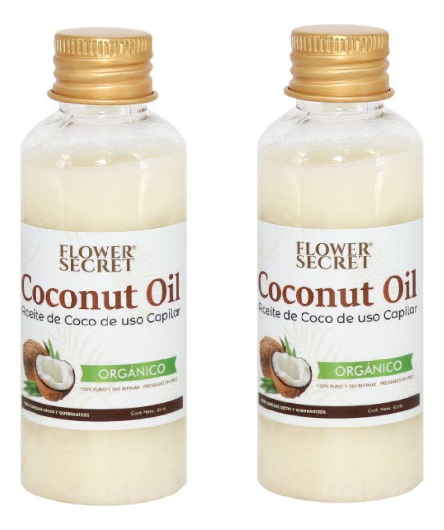 SET 2 ACEITE CAPILAR DE COCO ORGANICO PARA EL CABELLO LAU-4